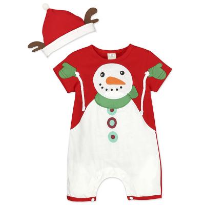 China Unisex Cotton Polyester/Christmas Style Baby Romper Baby Clothes Jumpsuit For Baby Boy And Girls for sale