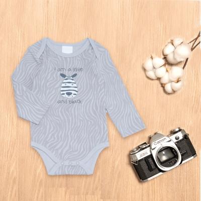 China Baby Bodysuit Customize Certificate Infant Long Sleeve GOTS Sleeper Unisex Baby Romper for sale