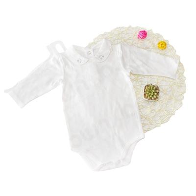 China Wholesale 100% Organic Cotton Infant Home Clothes Soft Customize Baby Romper for sale