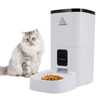 China PetnessGo Cat Feeder Wi-Fi Enabled Smart Automatic Pet Feeder for Cats and Dogs Automatic Dog Food Feeder for sale