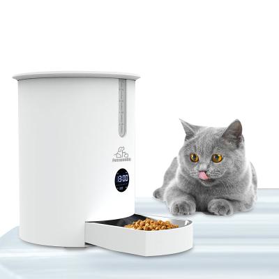 China Automatic Factory Direct Smart Pet Food Dispenser, Automatic Pet Feeder With LCD Display For Cats And Dogs for sale