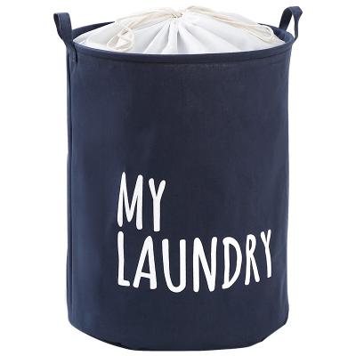 China CLASSIC Cartoon Dirty Cloth Laundry Hamper Household Laundry Hamper Large Waterproof Folding Oxford Cloth Storage for sale