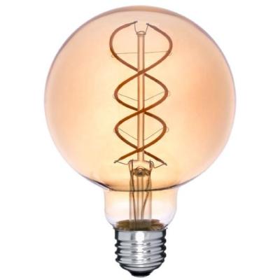 China Hotel G80/G95 LED Globe new products LED filament bulb 4w LED edison style CE ETL E27/E26 dimmable for sale