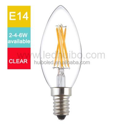 China Office CA35 Candle Led Bulb 1800k 2700k E26/E27 CE ROHS ETL ERP for sale