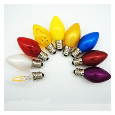 China LANDSCAPE High Efficiency 2020 E12 LED Bulb Lighting Decoration Multi Color LED String Bulb for sale