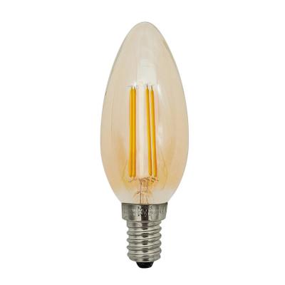 China Hotel C35 Candle LED Filament Edison Bulb 1w/2w/4w/6w LED Bulb E14/E12 Dimmable for sale