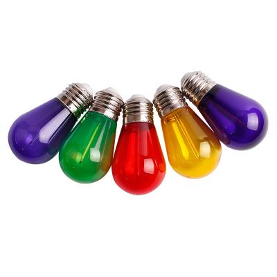 China residential IP44 s14 led filament bulb christmas lighting color bulb for sale