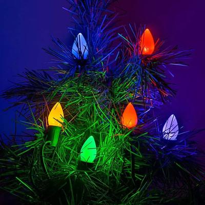 China Residential C7 C9 E12 E17 g50 Christmas Tree Holiday Decoration Light String for sale