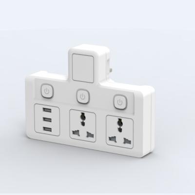 China Residential / Multi-Purpose Hot Selling Adapter, Travel Adapter with 3 USB Slots for sale