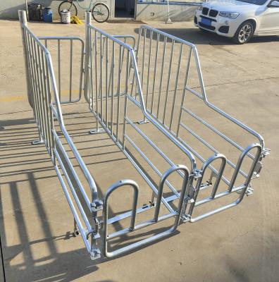 China Farms China Provides Best Selling In Pen Sow Stall Galvanized Pig Box Pigs Gestation Crates for sale