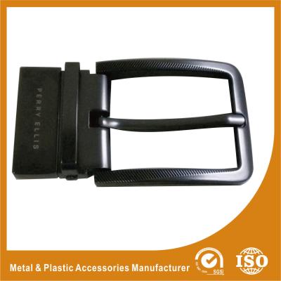 China Gunmetal Reversible Oversized Belt Buckles Polishing Surface Treatment for sale