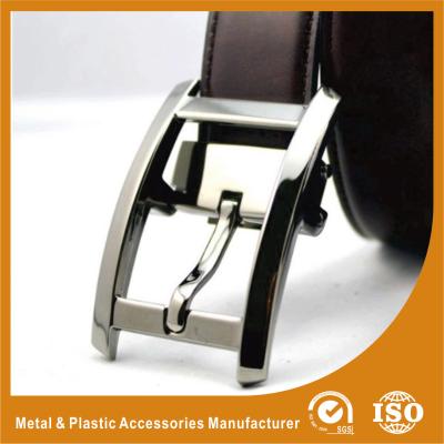 China Split Leather Belt Strap Buckle Pin Custom Belt Buckle Laser Type for sale