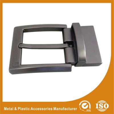 China Nickel Roller / Nickel Satin Reversible Belt Buckle Gunmetal Belt Buckle RE-016 for sale