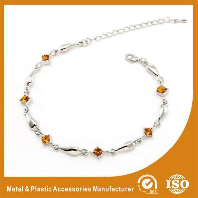 China Girls Stainless Steel Chain Bracelet Color Change Mood Jewelry for sale