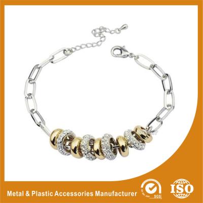 China Fashionable Cute Friendship Bracelets With Crystal Stone , Metal Bangle Bracelets for sale