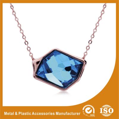 China Silver Or Gold Diamond Pendant Long Body Chain Necklace For Girls for sale