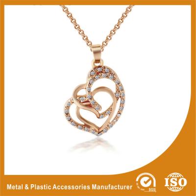 China Gold Plated / Silver Plated Metal Chain Necklace Jewellery ECO Friendly for sale