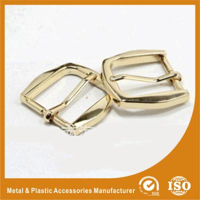 China Gold Metal Pin Buckle 25X34.7X38MM OEM Fashion Handbag Buckle Zinc Material for sale