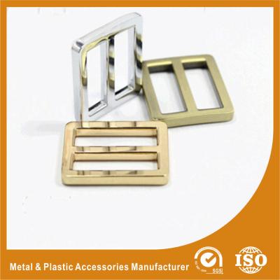 China Bag Buckle 25.6X20.3X3.6MM Adjustable Metal Zinc Buckle For Bags Or Shoes for sale