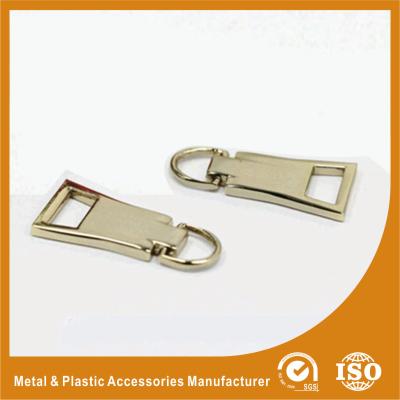 China OEM Metal Handbag Accessories Zipper Puller For Handbag / Purse for sale