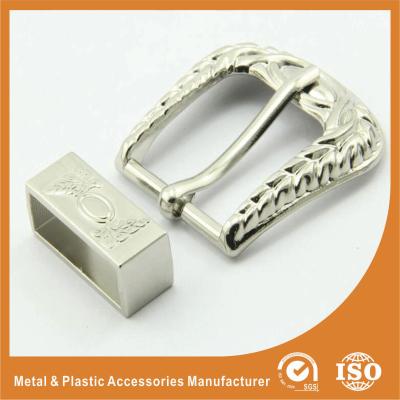 China Custom High Polished Silver Metal Shoe Buckles Or Shoe Hardware for sale