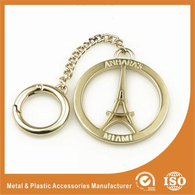 China Gold Custom Size Eiffel Tower Hollow Custom Metal Logo Labels For Handbags Accessory for sale