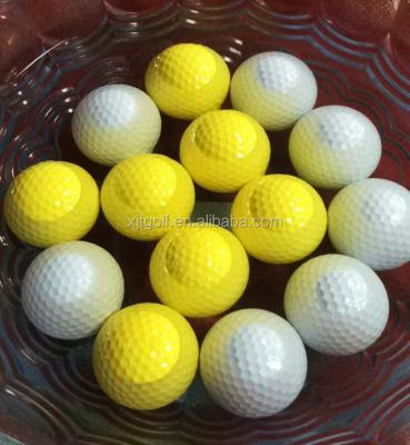 China Custom Water Chain Golf Ball Logo Driving Range Practice Floater Floating Golf Balls for sale