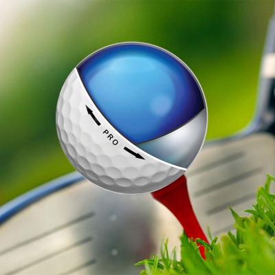 China Hot Sale Promotional Golf Ball 3 Pieces Rubber +Resin+ Dupont Surlyn Best Price Tournament In China for sale