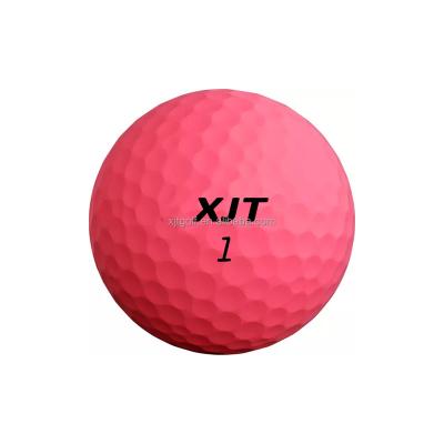 China Tournament Tournament Tournament Surlyn Urethane 3 Piece High Elasticity Golf Ball +Resin+ Casting Urethane Rubber Cover for sale