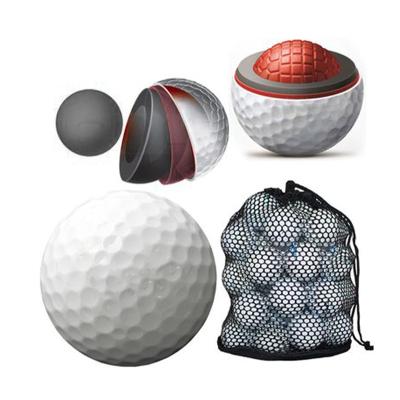 China Rubber +Resin+ Urethane 4 Layer Tournament Golf Balls Soft Urethane Soft Cover Custom Golf Ball for sale