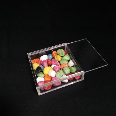 China Unique Unique Custom Acrylic Storage Box With Sliding Lid for sale