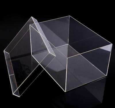 China 2020 Customs Popular Popular Transparent Clear Acrylic Sneaker Storage Showcase Shoe Box for sale