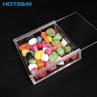 China Eco - Friendly Eco - Friendly Small Transparent Plexiglass High Box With Sliding Lid for sale