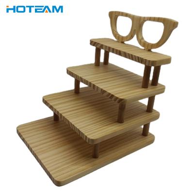 China 14 Years Factory Eco-Friendly Luxury Acrylic Wooden Sunglasses Display Stand Customized Fast Custom Made Eco-Friendly for sale