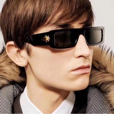 China 2021 Yiwu Fashion Women's Rectangle Sun Glasses Fashion Sunglasses Small for sale