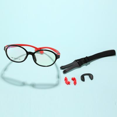 China Color silicone safety kids optical glasses kids sight new ultra light kids glasses wholesale for sale