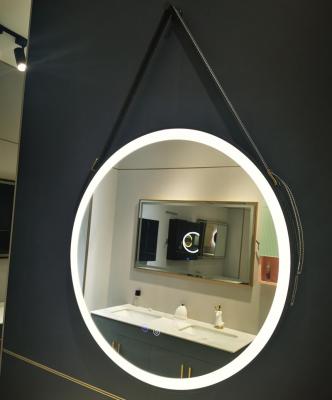 China 2022 New Light Module Wall-Hung Bathroom Mirror With Belt Led Dressing Table Mirror With Fog Light for sale