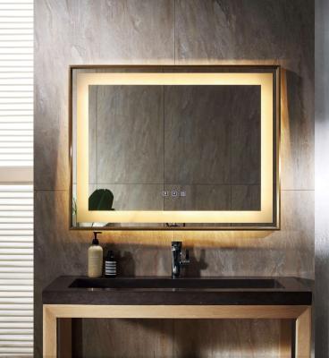 China China Factory Smart LED Lighted Bathroom Mirror Lighted Vanity Mirror with Blue Tooth Fog Light Audio for sale