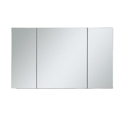 China China Factory Direct Modern Mirror Cabinet Aluminum Bathroom Medicine Cabinet With Mirror In Three Doors for sale