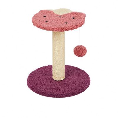 China Dropshipping Viable Cat Scratching Post Creative Cat Tickling Toy Scratching Board Funny Pet Small Cat Climbing Frame for sale