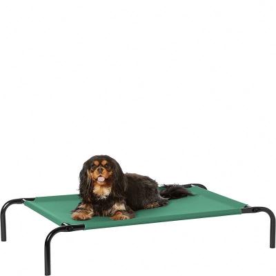 China Dropshipping Long Lasting Light Weight Summer High Pet Bed Folding Folding Bed For Dog Beach Bed Dog Sun Couches for sale