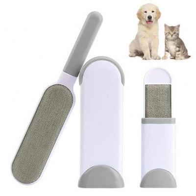 China Hot Selling Small Animals Amazon Pet Products Individual Clean Pet Grooming Storeable Portable Effortless Dog Hair Remover Brush for sale