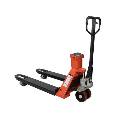 China Lift Manufacturers Hand Pallet Truck Ladder Trolley Hydraulic Pallet Jack With Ladder for sale