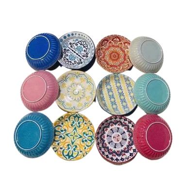 China Durable Smooth Porcelain Luster Safety Noodle Premium Diner Set Porcelain Dishes Set for sale