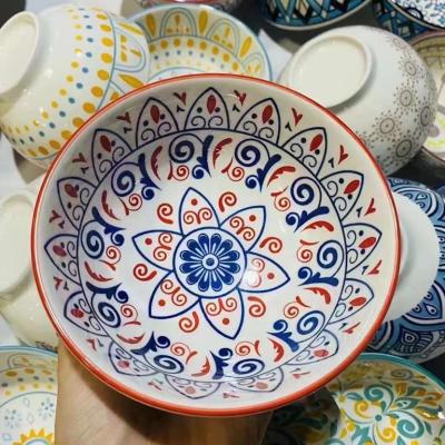 China New Hot New Arrivals Ceramic Good Quality Sustainable Hot New Items Decorative Porcelain Noodle Bowl for sale