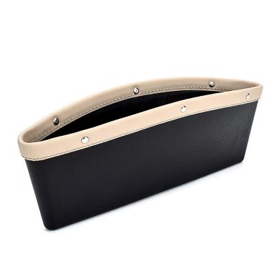 China Convenient Personalized Car Leather Storage Car Accessories Colorful Cloth Holder Car Storage Box for sale