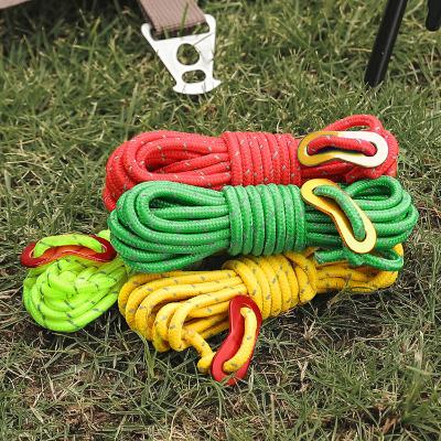 China Stored Tent Rope Gift Adjusting Buckle Outdoor Climbing Rope Survival Para Rope Safety Rope for sale