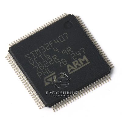 China Standard STM32F407VET6  Hot IC Chip Brand New and Original in Stock  MCU STM32F407VET6TR STM32F407VET6 STM32F407 LQFP-100 for sale