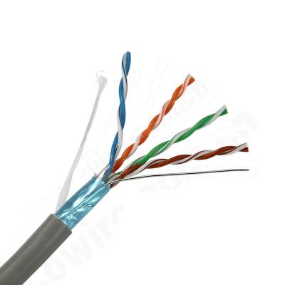 China Telecom Ethernet Cable Lan Cable 4 DEVICE 24AWG Cat5e Cable Ftp en venta