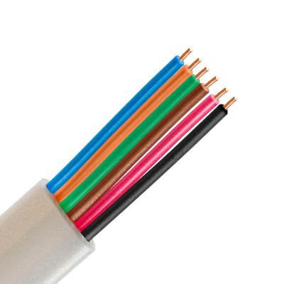 Chine Flat Telecommunication 6 Core Telecommunication Cables Telephone Wiring 30AWG à vendre